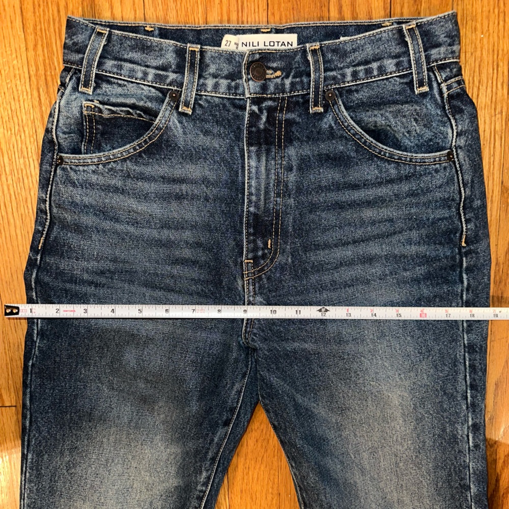 Nili Lotan Joan Jean, long raw hem, 27 - Picture 14 of 16